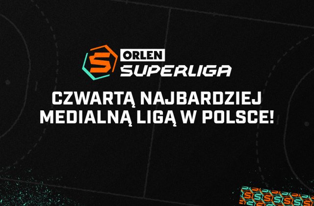 ORLEN Superliga czwartą najbardziej medialną ligą w Polsce