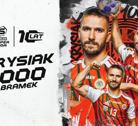  Dawid Krysiak w klubie 1 000 bramek ORLEN Superligi!
