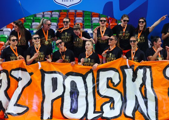 Mistrzynie Polski PGNiG Superligi 2023 - dekoracja