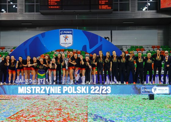 Mistrzynie Polski PGNiG Superligi 2023 - dekoracja